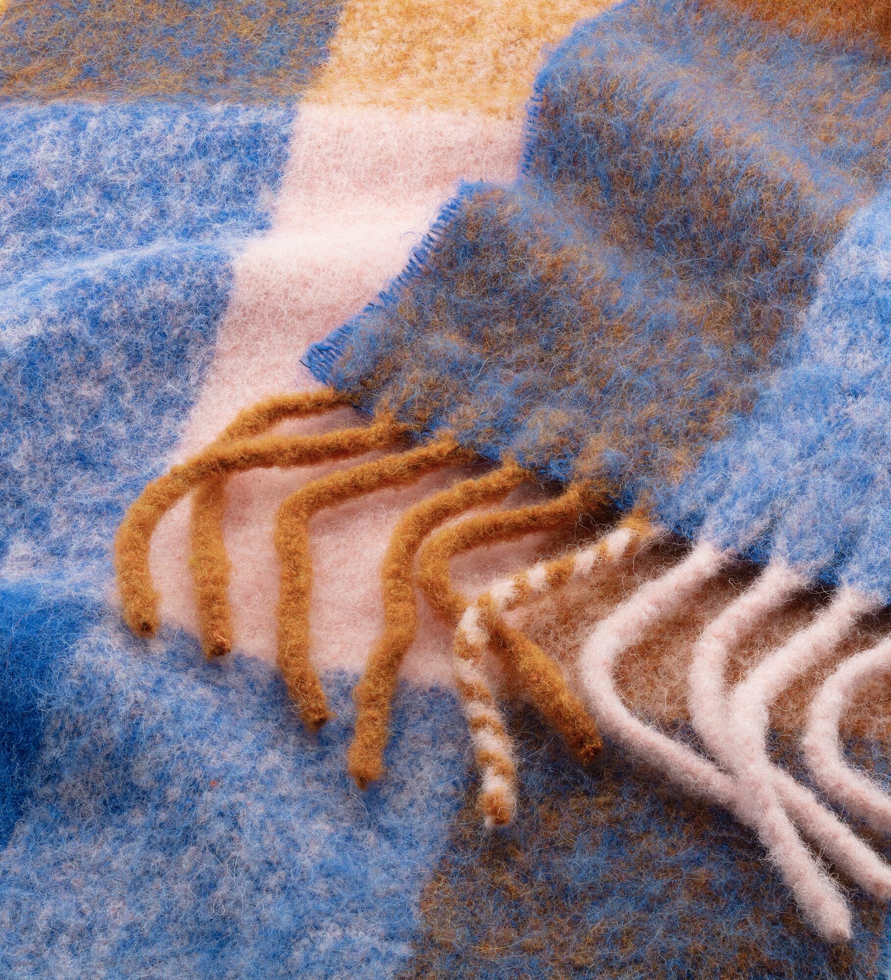 Ladies check scarf, multicolor | Manufactum